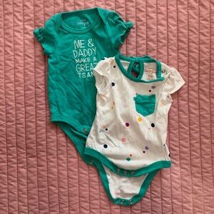 Carter’s onesie bundle - size newborn